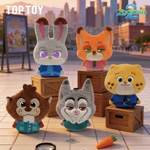 TOPTOY  Zootopia 2 Bouncy Plush Blind Box Keychain – Cute Collectible Figurine Toy Gift for Women & Fans, Soft Fluffy Character Surprise Series Official Merchandise,Perfect Gift for Mom,#Summervibes