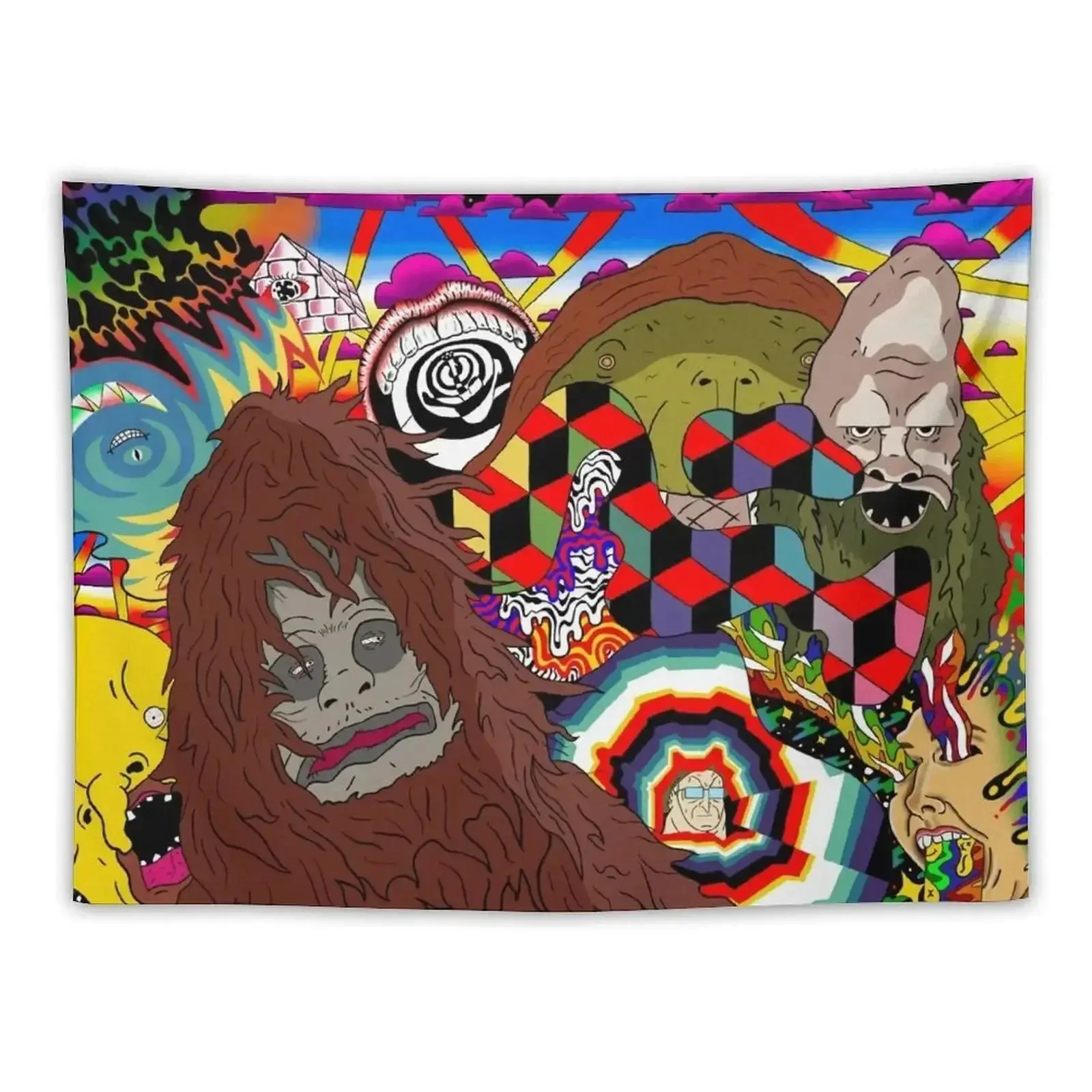 The Big Lez Show Decorative Room Art Print Tapestry, Artwork Panel Tapestries for Indoor Rooms & Outdoor Home Decor Supplies