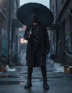 Men's Techwear Kimono Jacket Streetwear Loose Cardigan Oversized Japanese Style Casual Coat