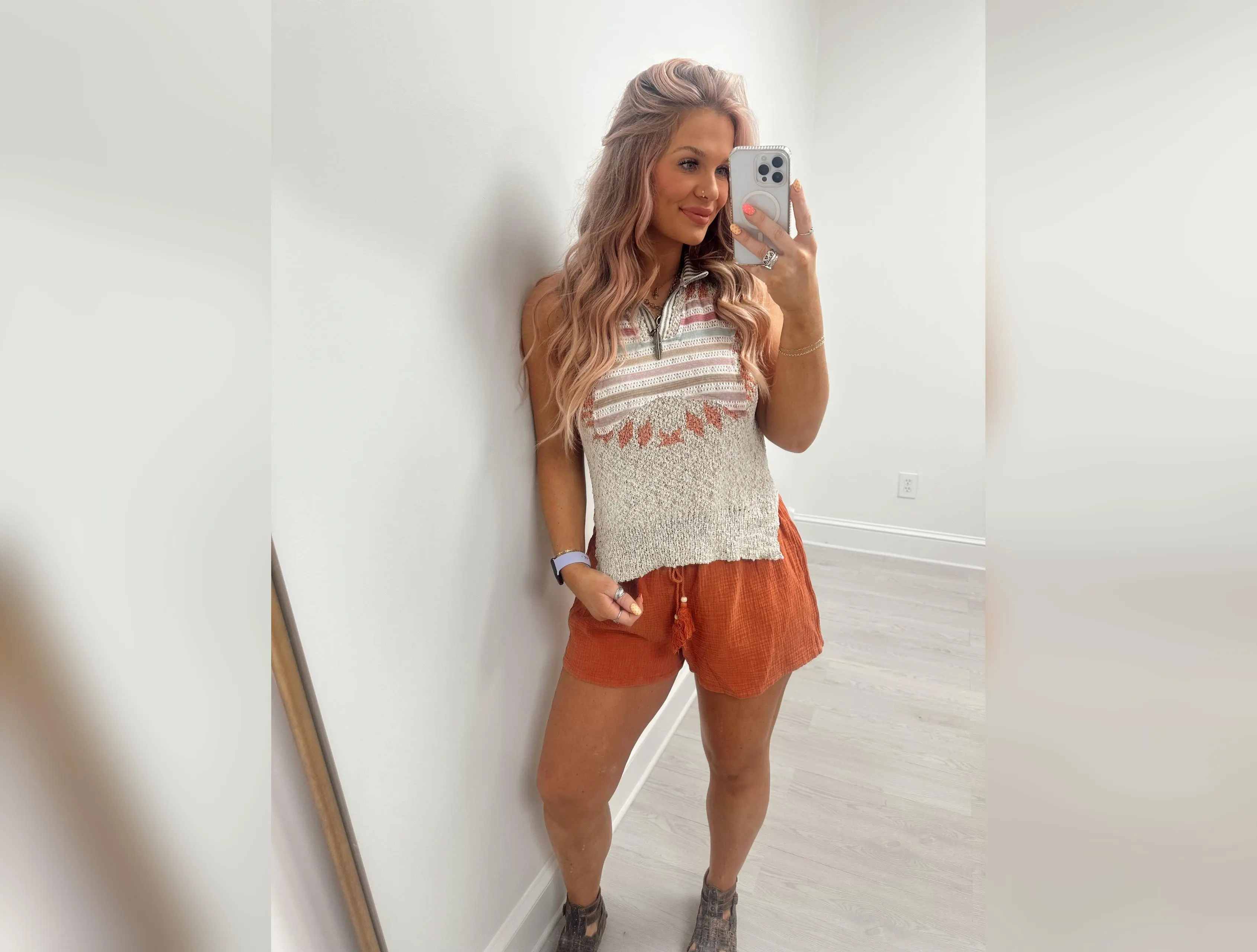 Clay Cotton Gauze Shorts