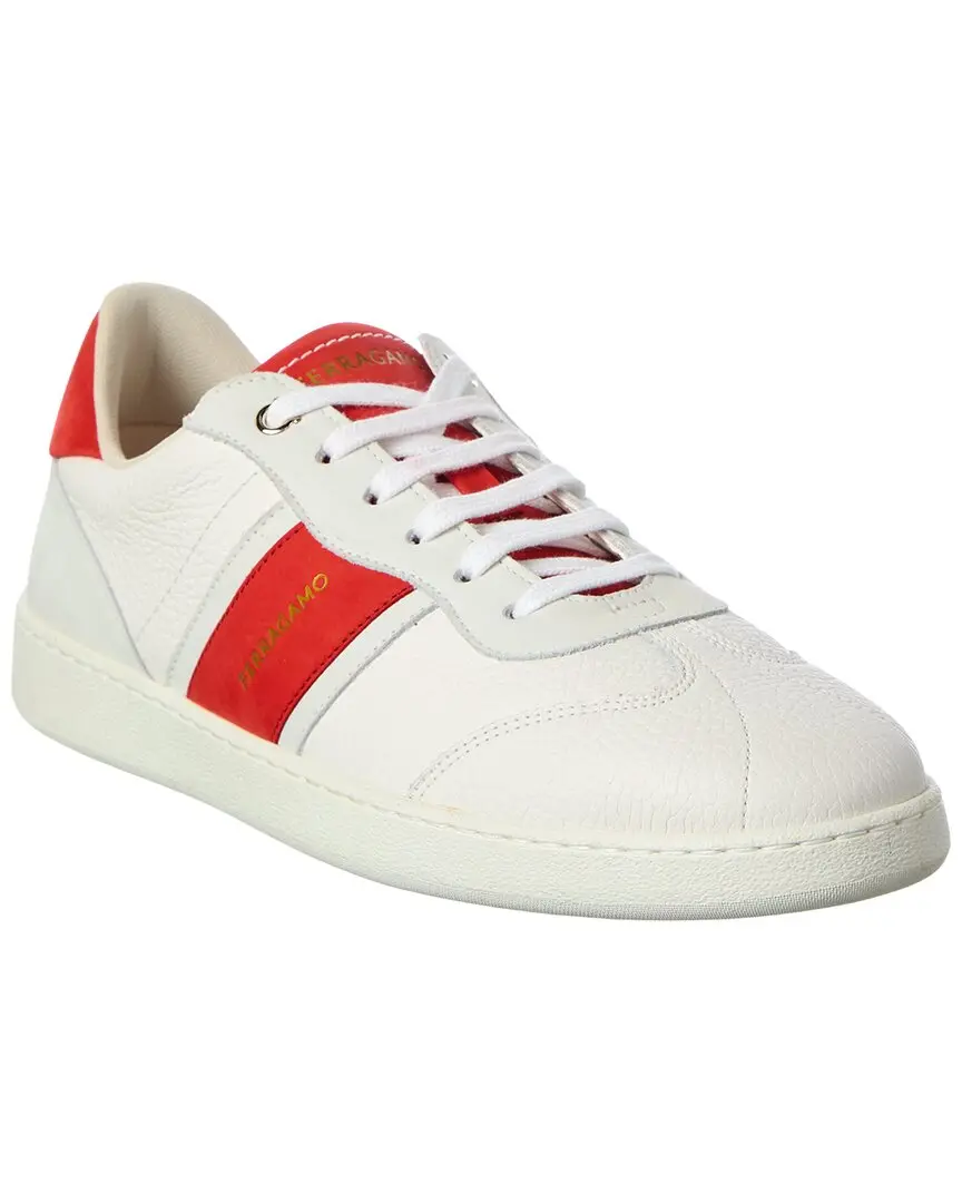 Ferragamo Achille 1 Leather Sneaker