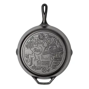 American Road Trip: 12 Inch Seasoned Cast Iron Skillet, Georgia