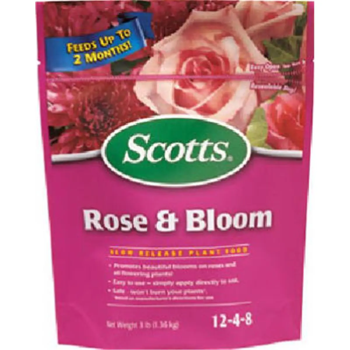 212 MAIN 3lb Slow-Release Rose & Bloom Food, Bloom Booster Plant Fertilizer for Home Improvement Garden Supplies, Bloom Booster Fertilizer