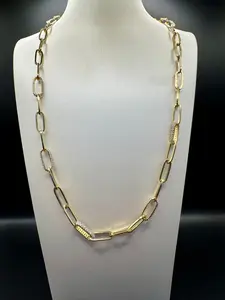 paper clip chain with CZ