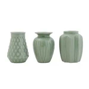 Jade Stoneware Vase - Sold Individually