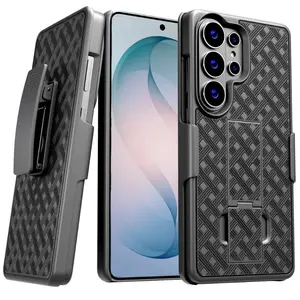 Rome Tech Designed for Galaxy S26 Ultra S26+ S26 Holster Combo Belt Case with Clip Slim Armor Hard Protective Shell Cover Kickstand Swivel Belt Clip