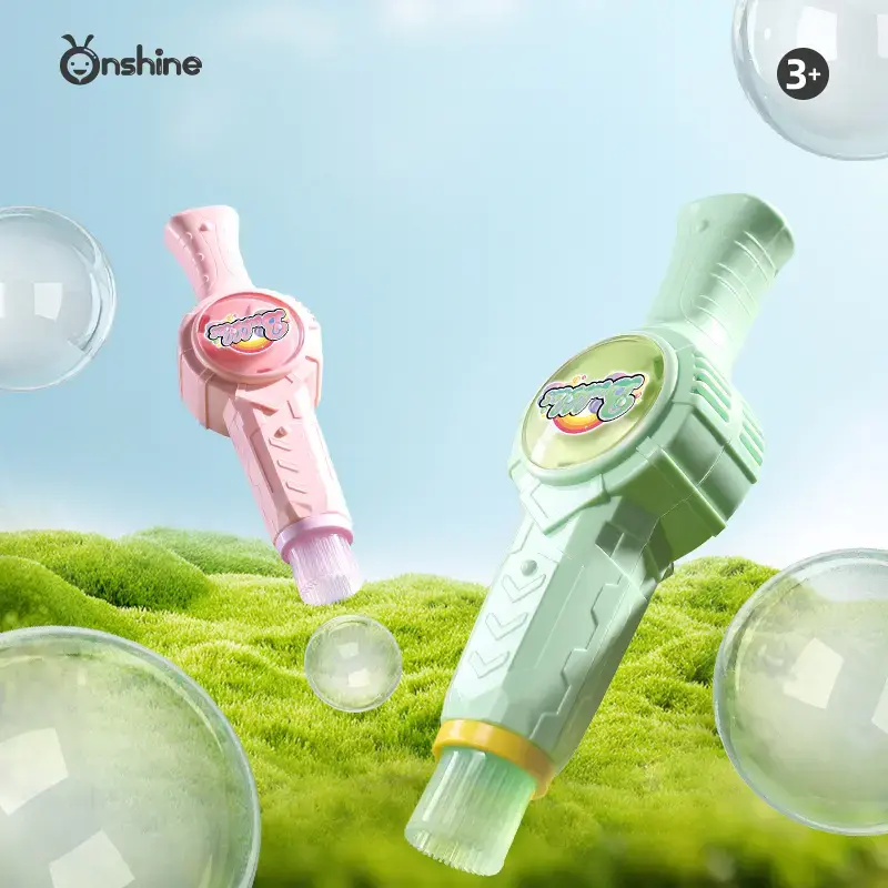 NOMI Fog Bubble Machine, Rechargeable Automatic Electric Smoke Bubble Machine, Magic Smoke Bubble Maker, Colorful Lights & Music, Bubble Fog Game for Parties, Beaches, Summer.Gift for Boys, Girls