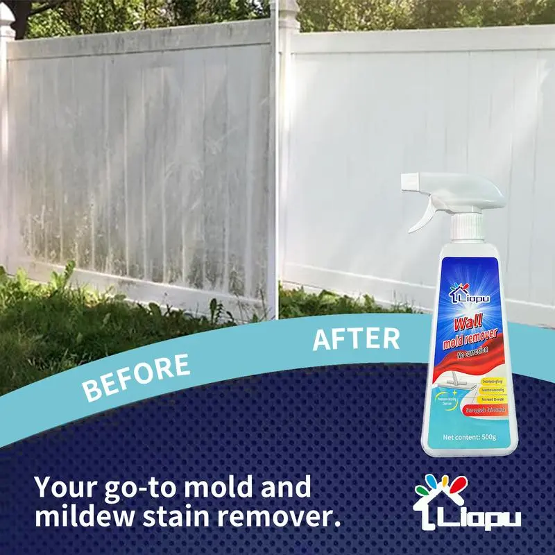 LIAPU High-efficiency mildew remover, universal indoor and outdoor cleaner, no need to rinse, Household, All Purpose Cleaner Mold Removers
