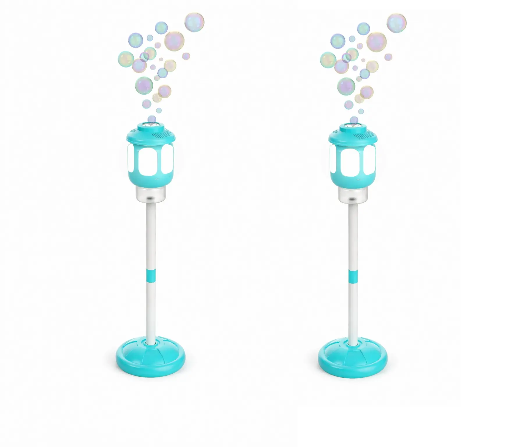 MINDSCOPE BubbleFX Light Up Lantern Bubble Machine, 44" Bubble Blasters, Outdoor Kids' Party Toy for Nighttime Fun