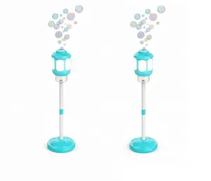 BubbleFX LED Bubble Lantern 44" Light Up Bubble Maker with Multi Color LEDs, Outdoor Party Toy for Kids, Nighttime Bubble Fun