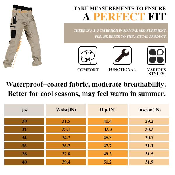 HOMUG Men's Solid Color Tactical Work Pants,230g/m² new fabric，with Multiple Pockets and Zipper Closures, Durable Outdoor Training Pants, Available in Multiple Colors, Fishing, work, camping，Suitable for Spring and Autumn Wear.