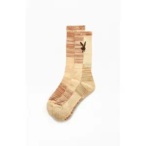 Playboy Men's By PacSun Colorblock Crew Socks