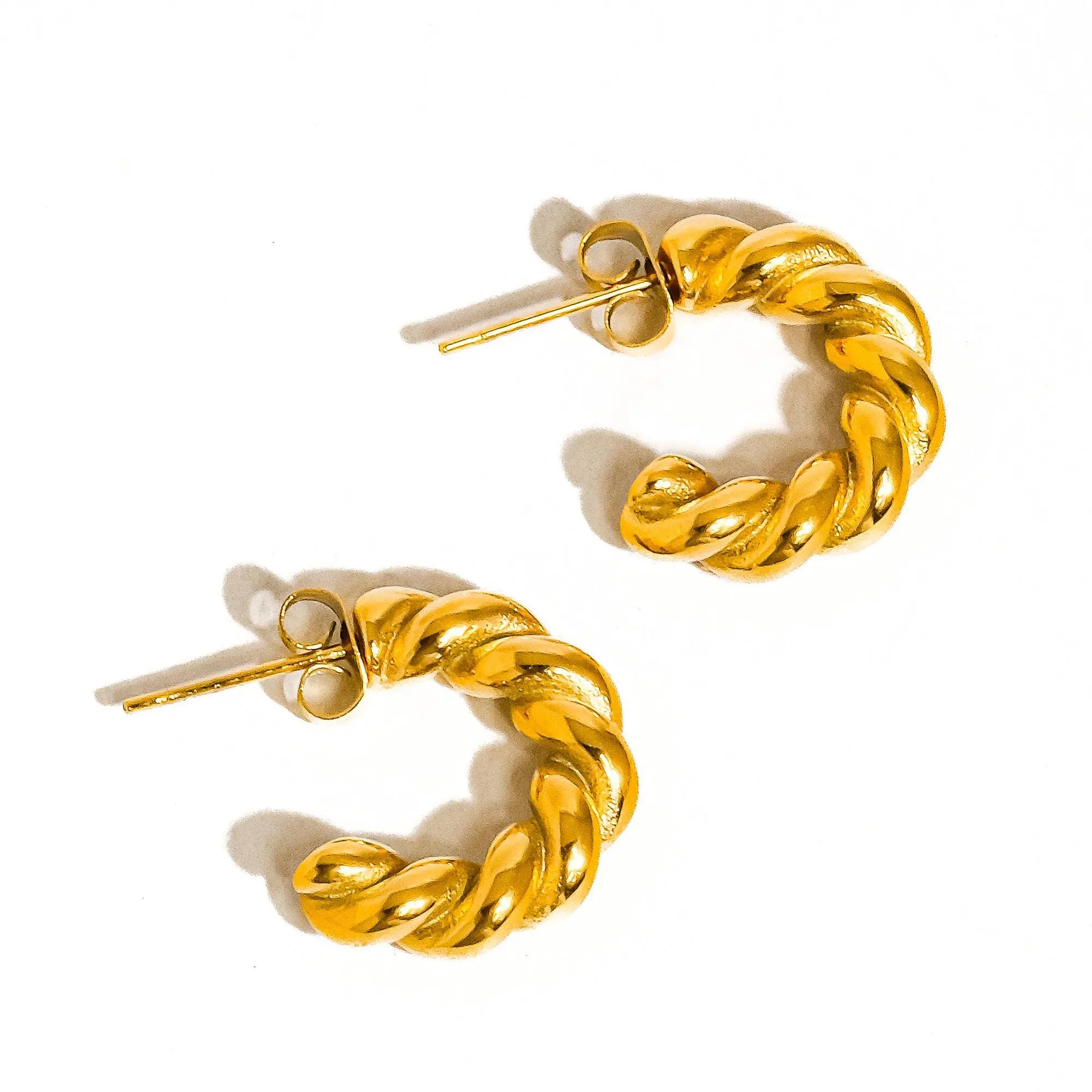 Braided Hoop Earring - E60