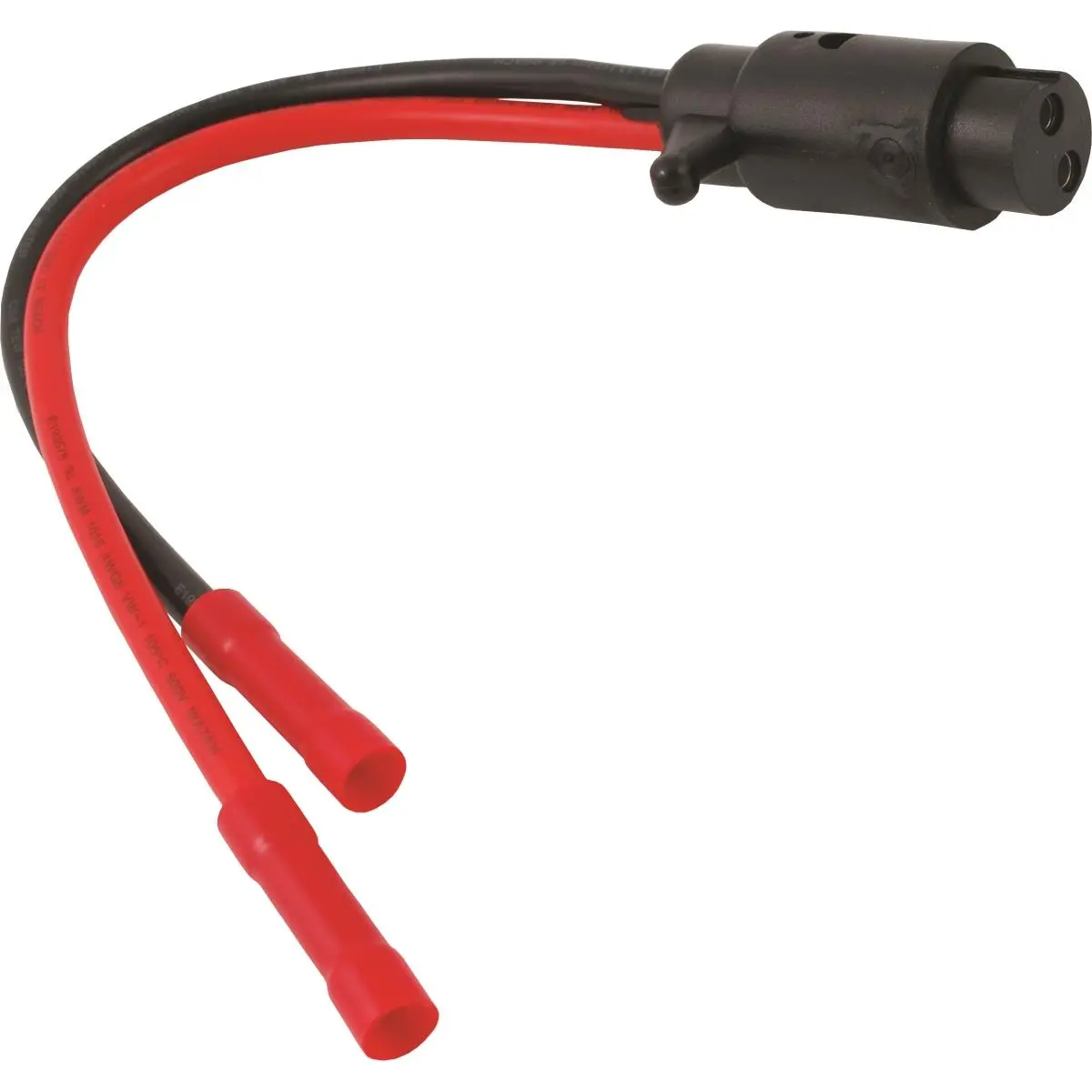 Attwood 14365-6 12V Trolling Motor Male Plug, 2-Wire 8 Gauge Wire, Wing-Tabs, Easy Installation & Removal Connectors, 0.36 lbs, Male Plug With Wing-Tabs, Connects Wires
