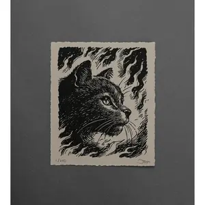 Cats Fire - High-Quality Print