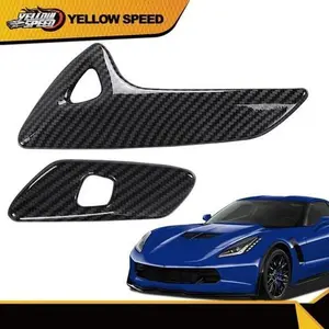 Interior Door Handle molding Cover Trims Fit for 2014-2018 Chevrolet Corvette C7