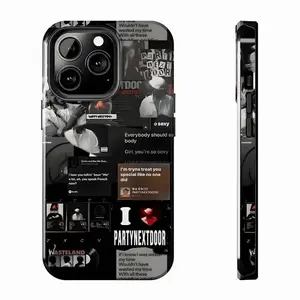 PARTYNEXTDOOR Aesthetic Phone CaseSuitable for iPhone 17-11 Pro Max/Plus and  Samsung Galaxy S23-25 shock-absorbing, anti-drop protective case, lightweight, new fashion trend design 2L6