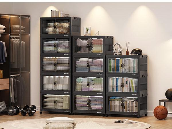 Broview Storage Bins with Lid, Stackable Storage Bins with Lids,Extra Large Closet Organizer Collapsible Drawer Boxes with Wheels, Folding Plastic Cabinet Containers for Home Kitchen Room Organization Broview Storage Bins with Lid, Stackable Storage Bins with Lids,Extra Large Closet Organizer Collapsible Drawer Boxes with Wheels, Folding Plastic Cabinet Containers for Home Kitchen Room Organization