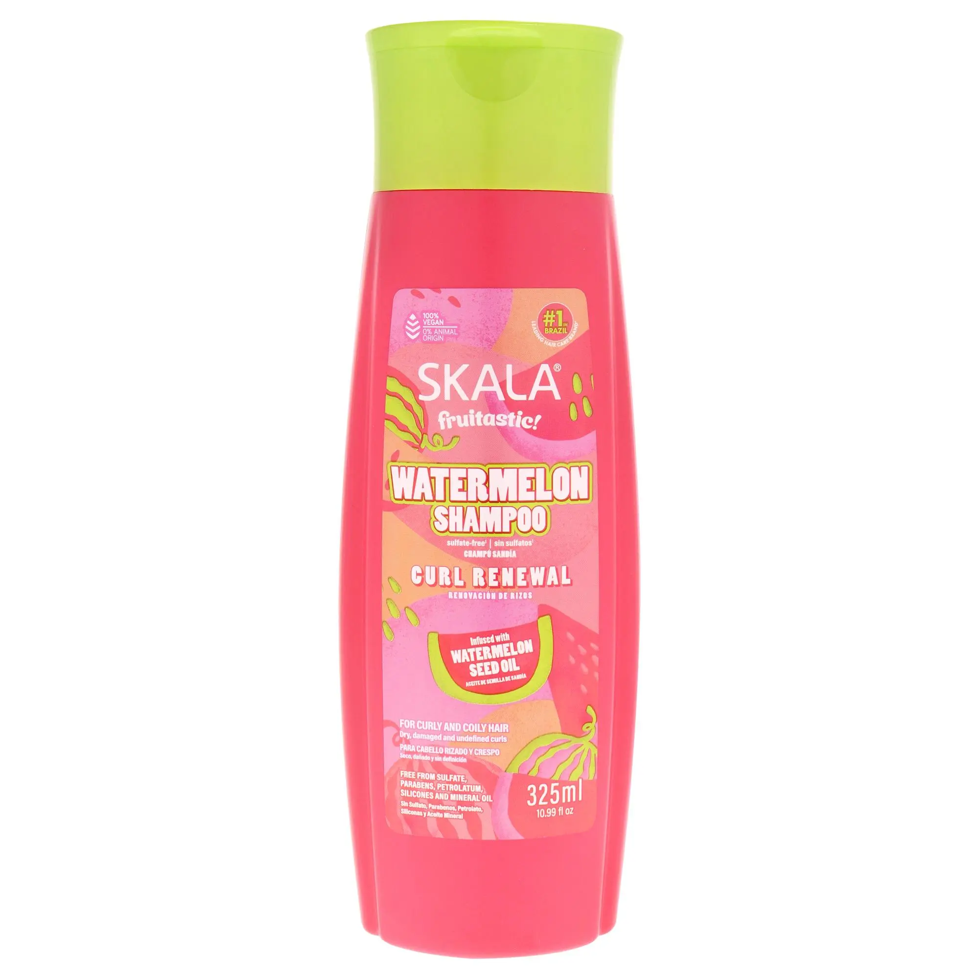 Skala Frutastica Watermelon Haircare Shampoo - 10.99 oz Daily Use, Refreshing Aroma Fragrance for Women, 10.99 Fl Oz