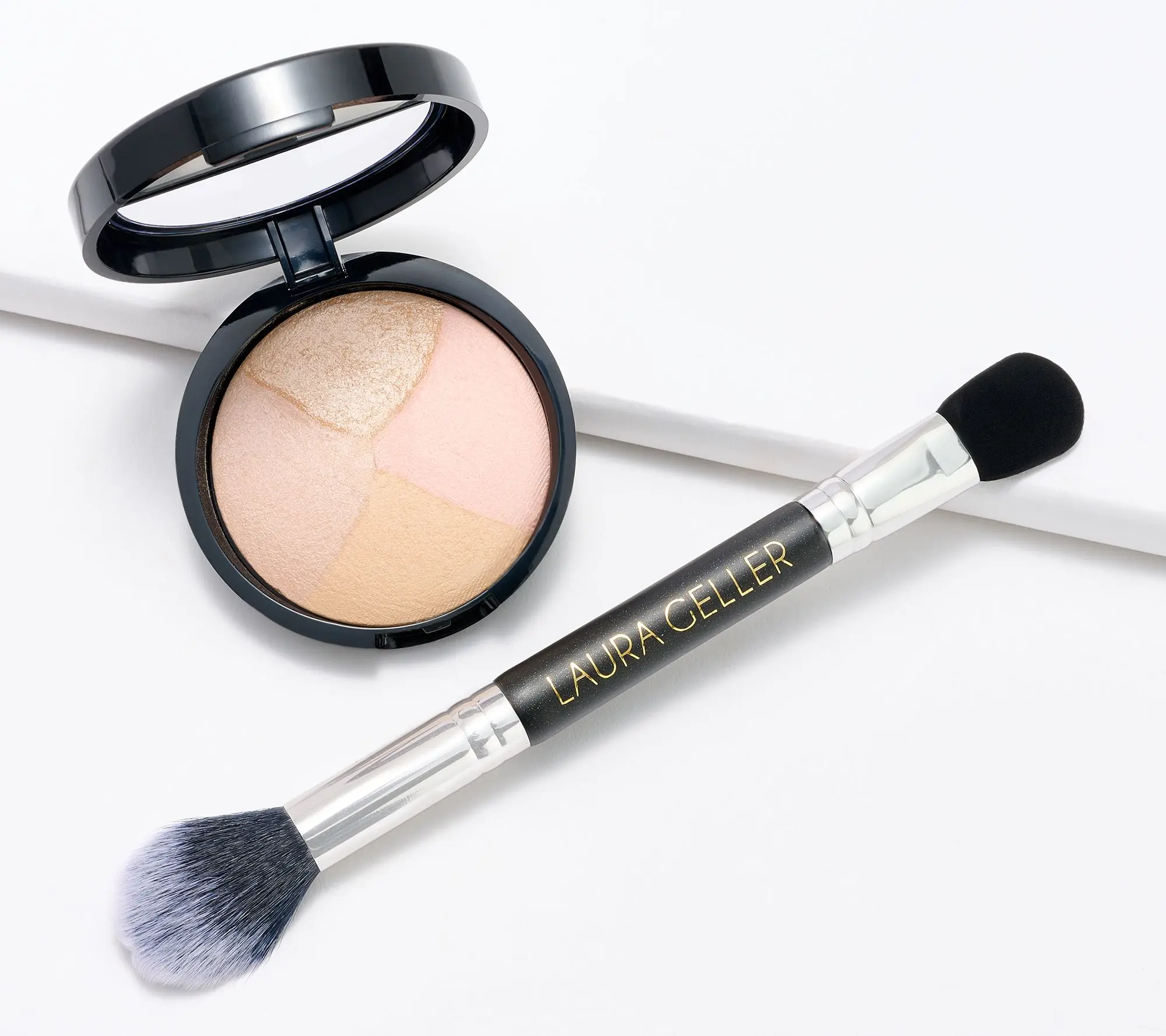 Laura Geller Super-Size Highlighter Palette with Brush