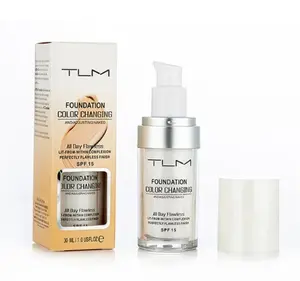 TLM colour changing foundation liquid base makeup foundation concelear flawless covwrage for fair to medium skin tones