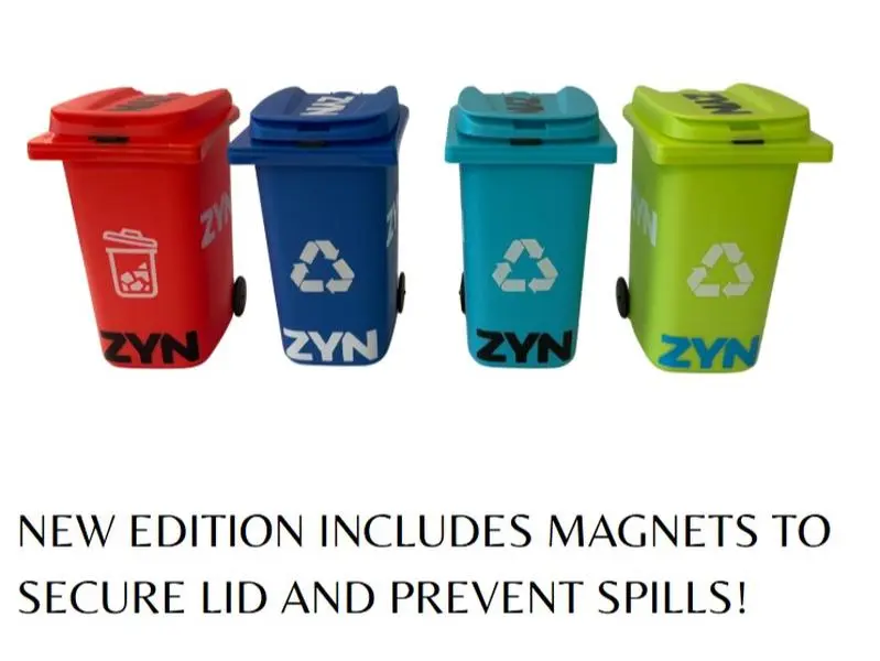 OFFICIAL BYN Magnetic Mini Desktop Pouch Disposal Ashtray 8000+ sold NOW WITH MAGNETIC LID