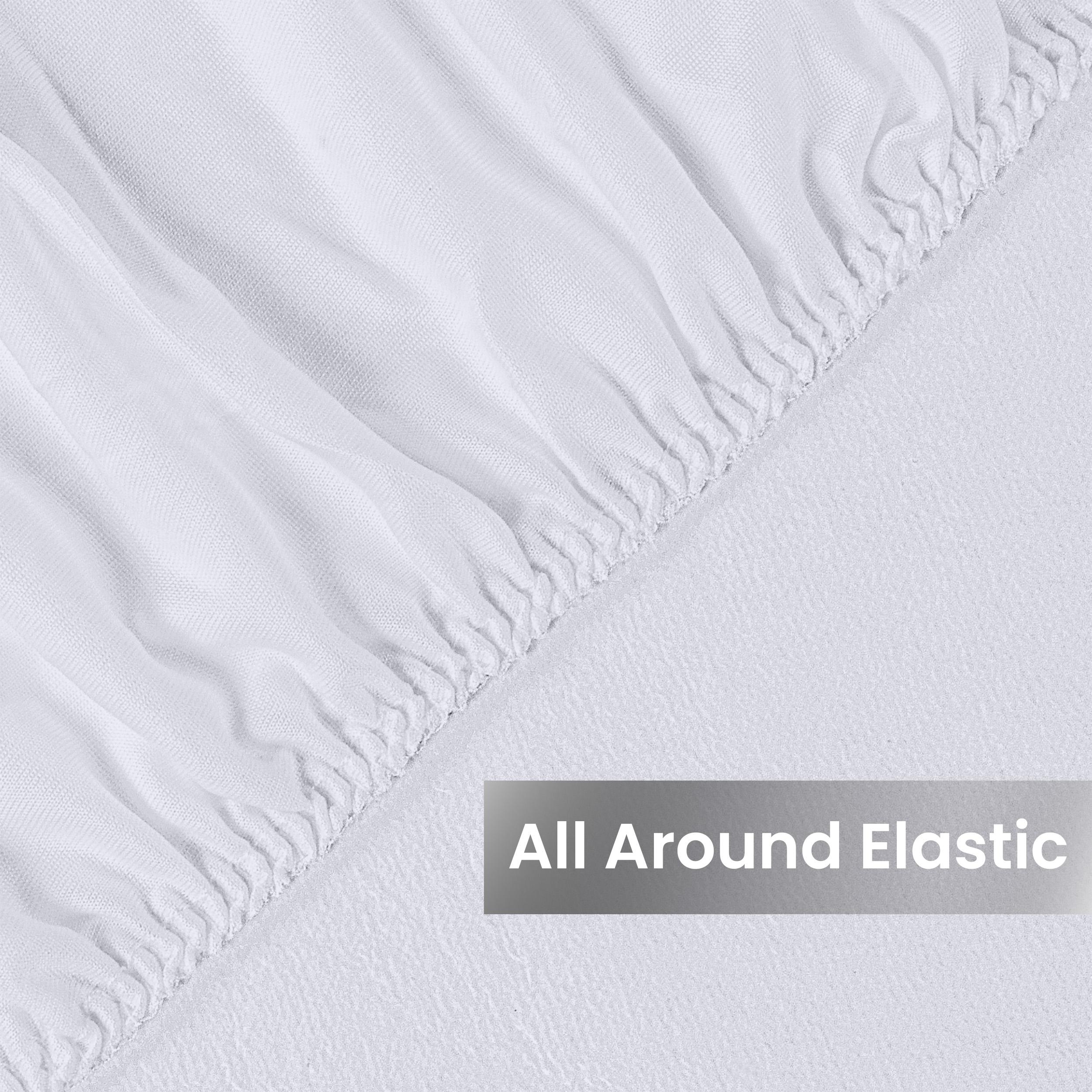 Utopia Bedding Waterproof Mattress Protector – Soft & Breathable Premium 200 GSM Terry Cover – Fitted Sheet Style with Deep Pockets (King & Queen 17”, Full & Twin 15”) – White Utopia Bedding Waterproof Mattress Protector – Soft & Breathable Premium 200 GSM Terry Cover – Fitted Sheet Style with Deep Pockets (King & Queen 17”, Full & Twin 15”) – White