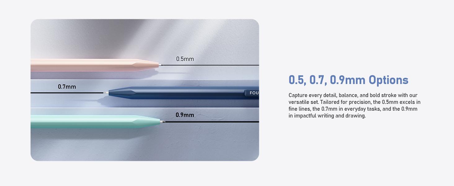 Four Candies 39 PCS Aesthetic School Supplies Set with 12 Pastel Highlighters 5 Black Ink Gel Pens 6 Mechanical Pencils 0.5 & 0.7 mm for Students Stationery College Essentials Green Pink, Perfect for Christmas Gift Learning Materials Visual Learning Tools