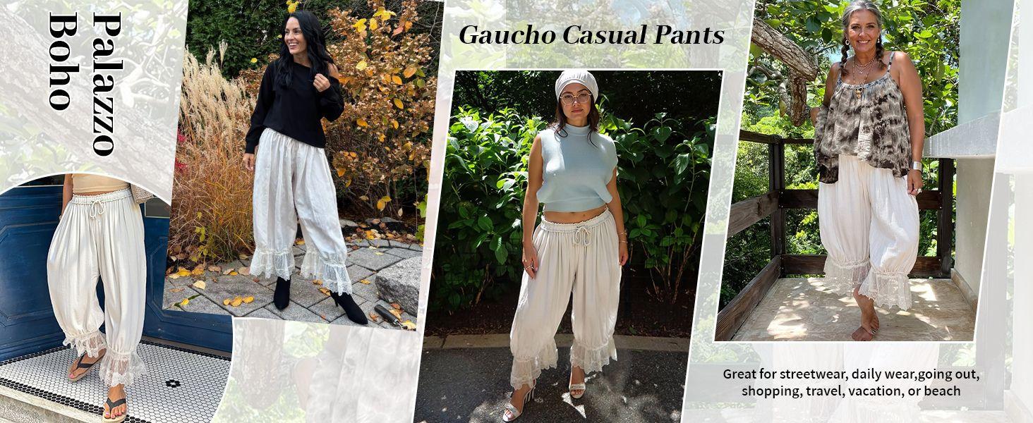 Lace Bloomer Pants for Women Capri Yoga Pants YeeZaa Y2k Elastic Waist Lace Patchwork Pettipants Ruffle Long Going Out Streetwear Lightweight Flared Slips Pants Pajama Bottoms 2026 Spring Summer Fashion Forever Young Bloomer Pants Lace Bloomer Pants for Women Capri Yoga Pants YeeZaa Y2k Elastic Waist Lace Patchwork Pettipants Ruffle Long Going Out Streetwear Lightweight Flared Slips Pants Pajama Bottoms 2026 Spring Summer Fashion Forever Young Bloomer Pants