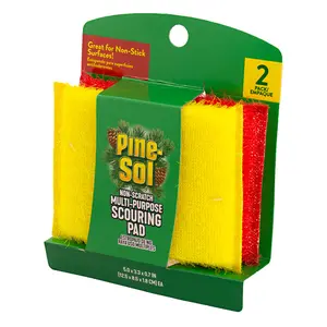 Pine-Sol Non-scratch Multi Purpose Scouring Pad 2 Pack Kitchen Multi-Purpose