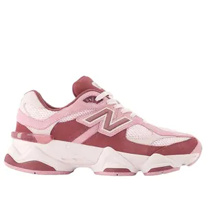 New Balance 9060 Pink Granite Washed Burgundy GC9060EP Youth Fashion Shoes New
