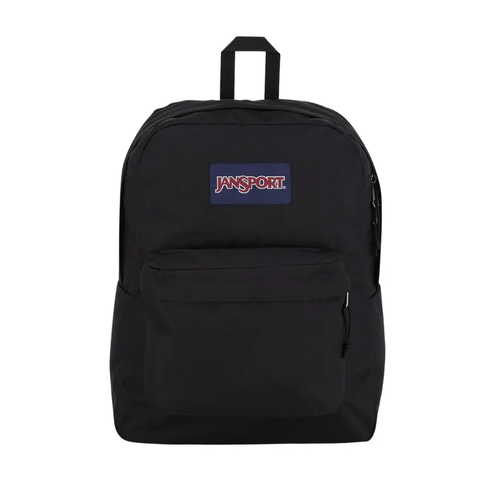 JanSport SuperBreak One Backpacks - Durable, Lightweight Bookbag with 1 Main Compartment, Front Utility Pocket with Built-in Organizer - Premium Backpack, Black