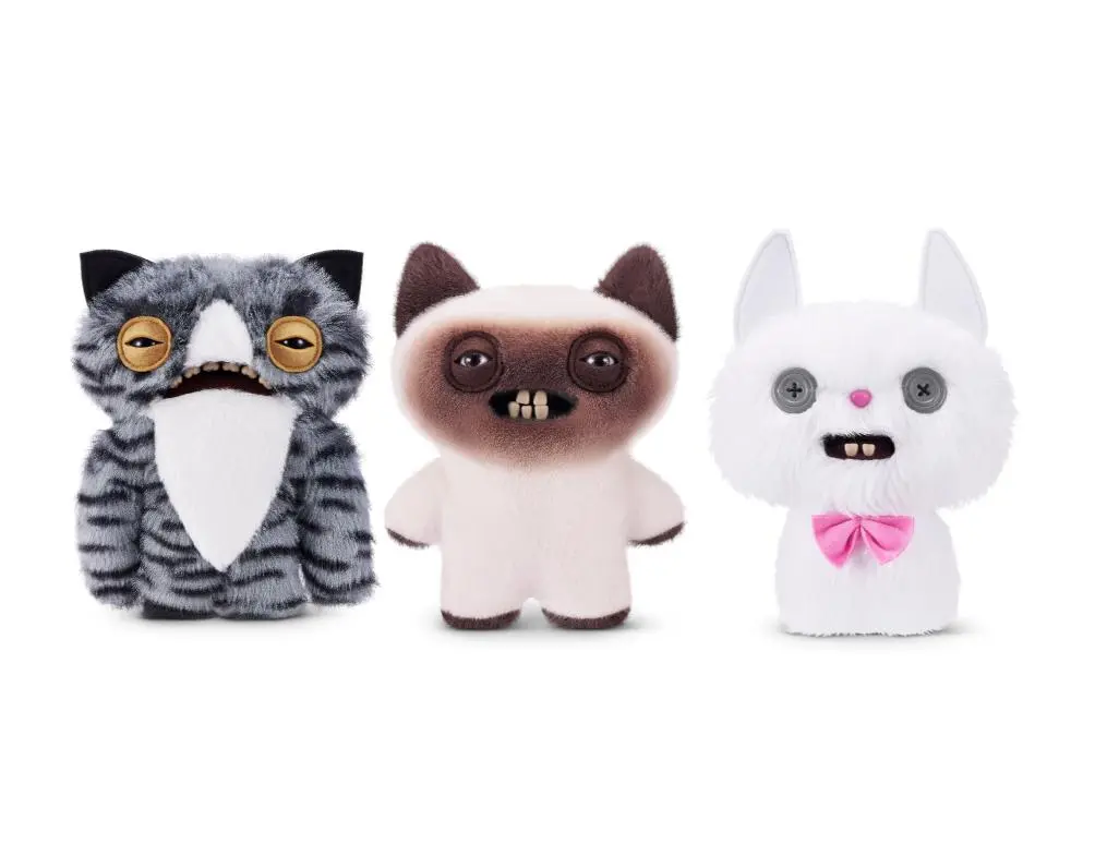 Fugglers Alley Cats 3-Pack Stuffed Toys, TikTok Exclusive Bundle