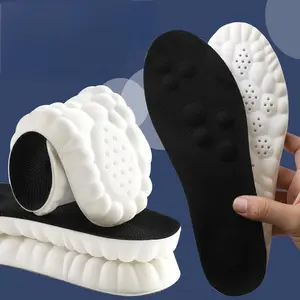 4D Cloud Technology Insole - Super Soft Ultra Comfort Insoles with Acupoint Massage for Sports Shoes All Seasons Memory Foam Quick-Drying Fabric Health Air Cushion
