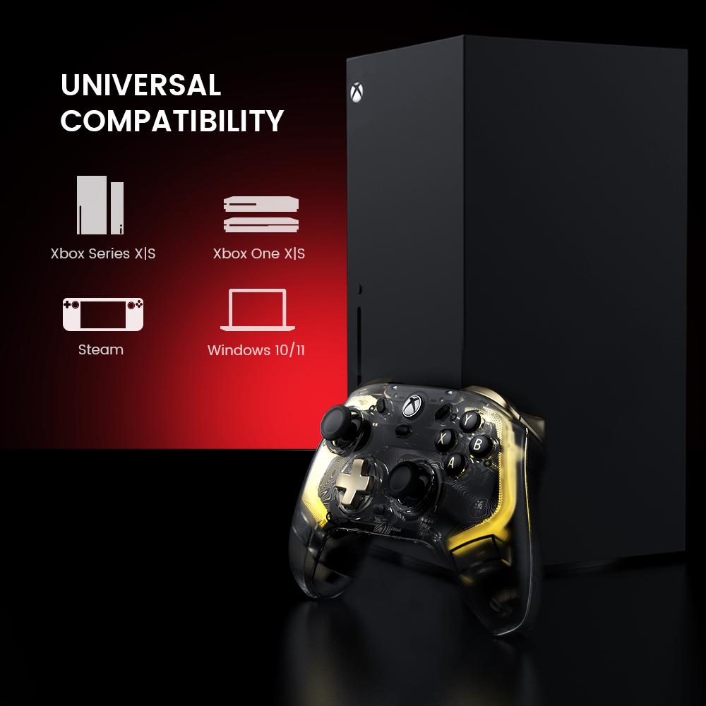 GameSir Kaleid Flux Wired RGB Controller for Xbox Series X|S, Xbox One, Windows 10/11 & Steam, Anti-Drift Gamepad with Precision Hall Effect Sticks