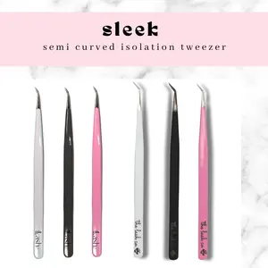 SLEEK Semi Curved Isolation Tweezer