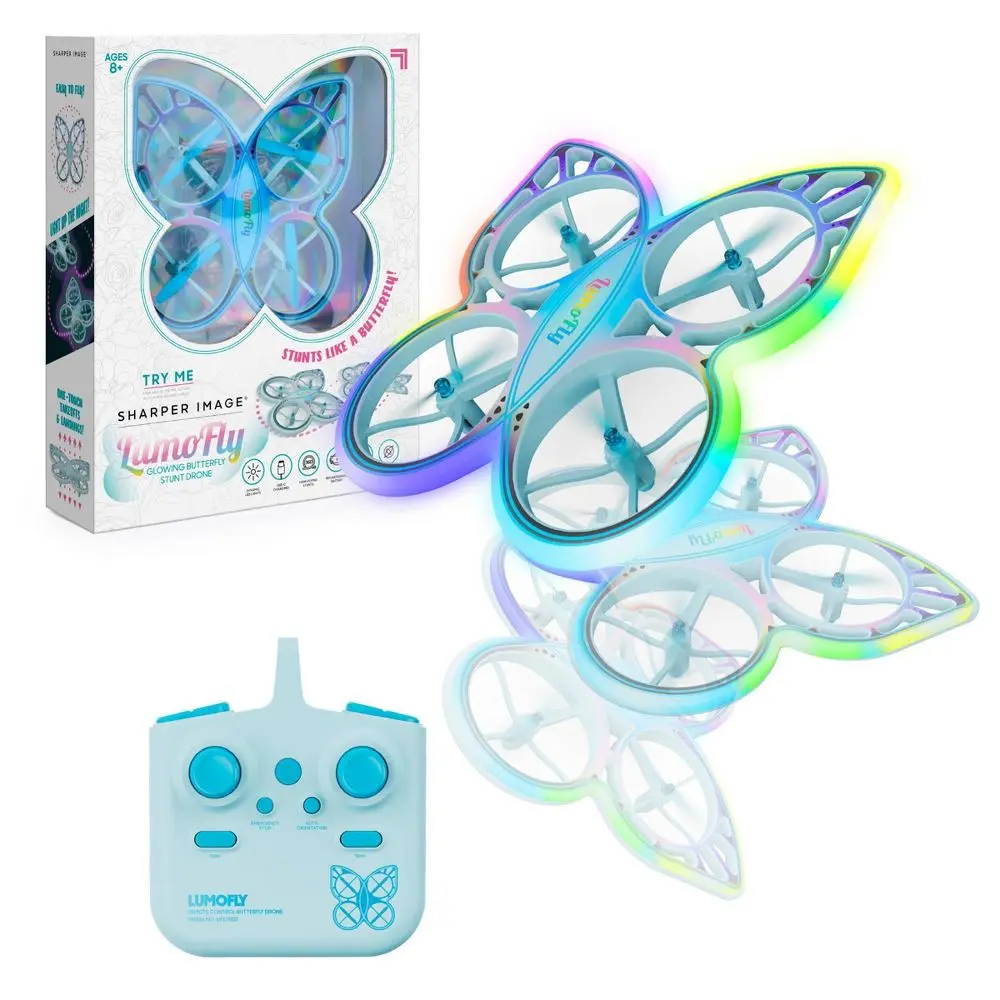 Sharper Image Drone Lumo Fly - Purple/Pink