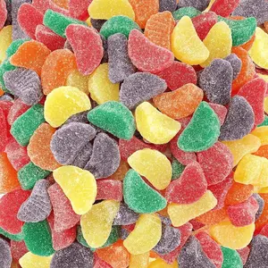 Assorted Fruit Slices Jelly Candy Chewy Candy Bag  Snack Sweet Bonbon