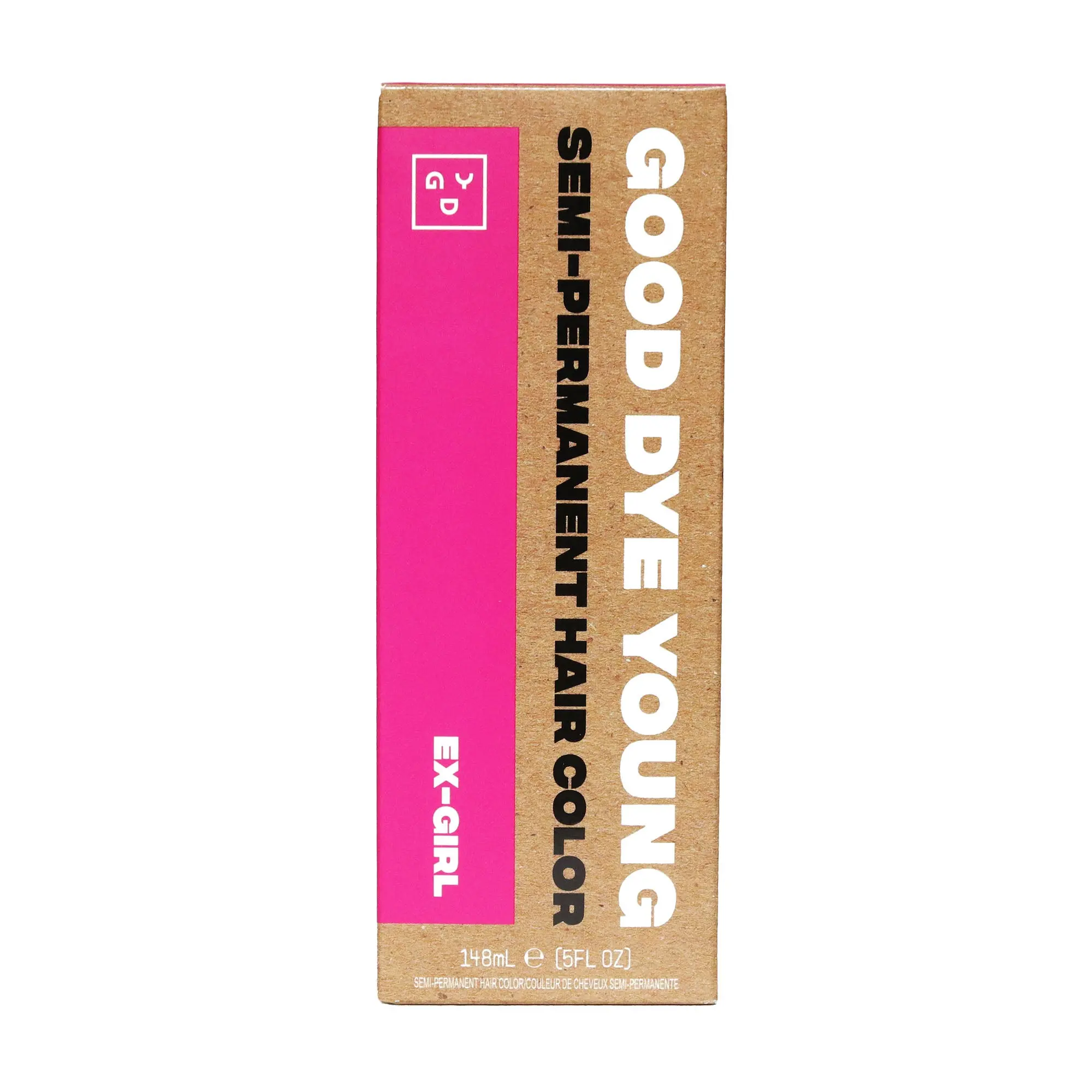 Ex-Girl Hot Pink Semi-Permanent Hair Dye 5 oz - 16 to 24 washes - Vegan Cruelty-Free