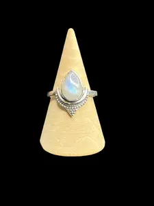 Rainbow Moonstone Rings Rainbow Moonstone Rings