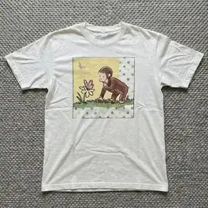Curious George Monkey Cartoon Unisex Baby Tee