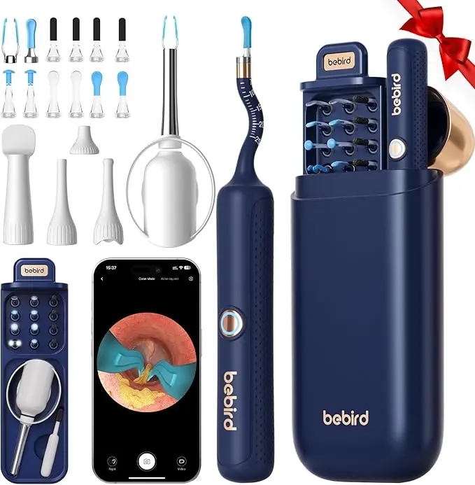 【For Pros】Smart Ear Cleaning Tool, 1 Box Ear Wax Removal Tool with 12pcs Tip, Portable Ear Wax Cleaner, Ear Wax Cleaning Kit, Ear Waxing Cleaning,  Ear Wax Removal Kit Earwax Remover ear wax removal tool