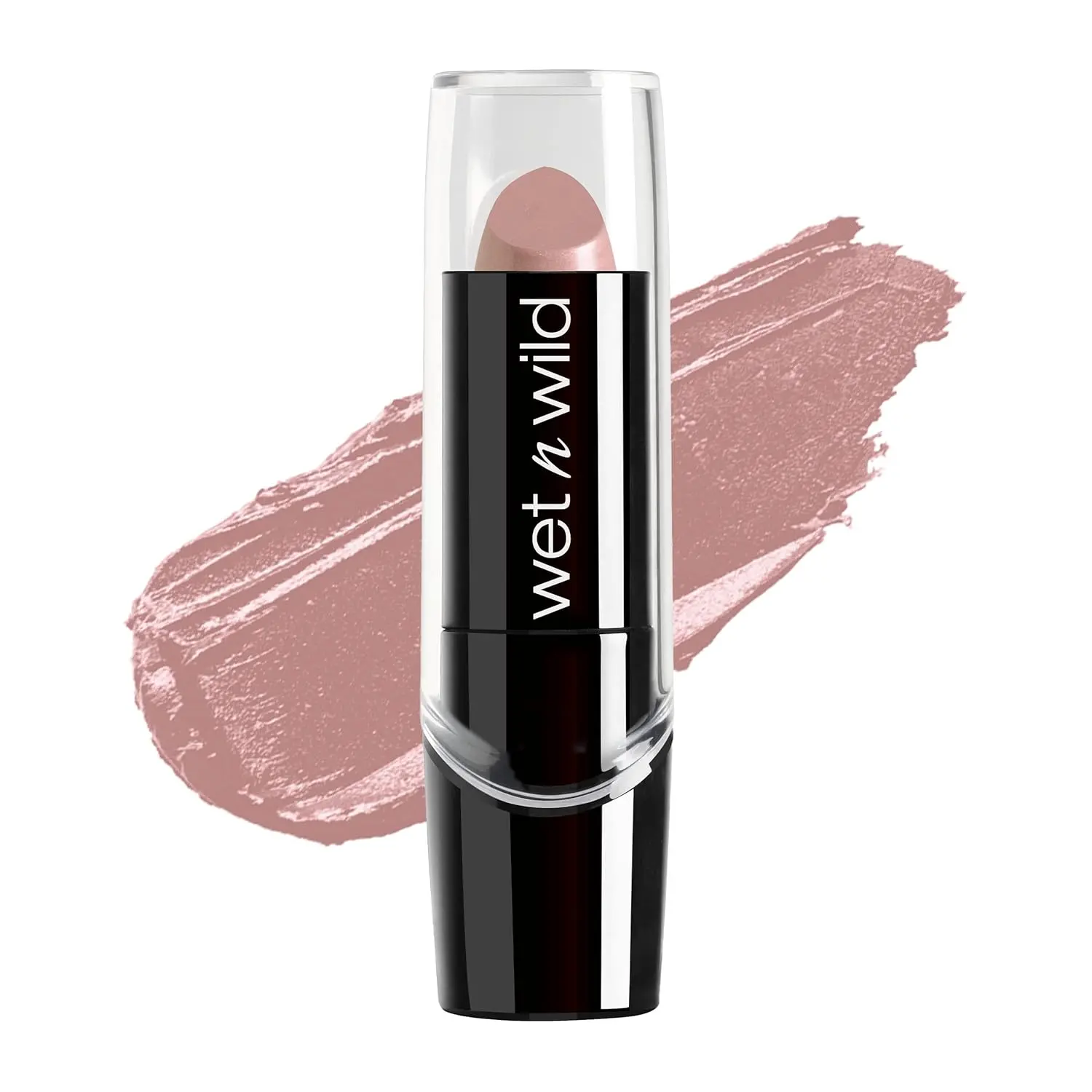 Wet n Wild Silk Finish Lipstick, Hydrating Lip Makeup with Vitamins A & E to Hydrate Lips, Buildable Vegan Cosmetic for All Skin Types, A Short Affair, Lip Care, Single Item
