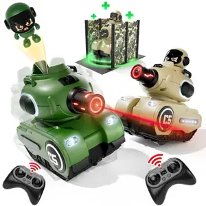AstralTide Remote Control Tank Toy, Infrared Induction Battle Tank Toy Electric Remote Control Car Children's Day Drift Ejection High-Speed Parent-Child Interaction, RC Vehicle with Lights & Sound, Fun Gift Ideas