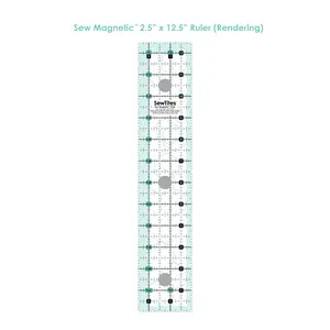 Sew Magnetic 2.5" x 12.5" Ruler
