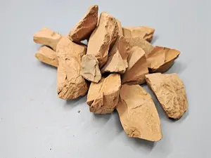 Edible Red Kaolin Blocks | Roasted, Hard Crisp, Non-Sticky & Natural, 4oz(113g)