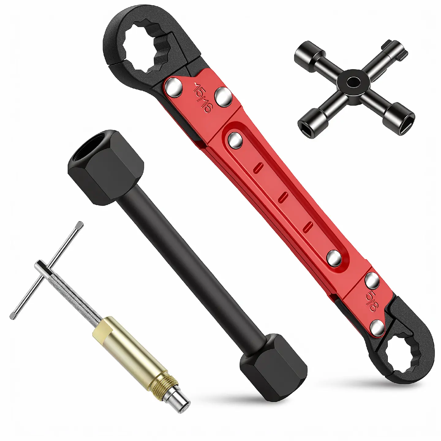 Professional Angle Locking Pliers Set | Enhanced Grip Plumbing Tool for Precision Pipe Installation & Removal | Self-Locking Plumbing Wrench