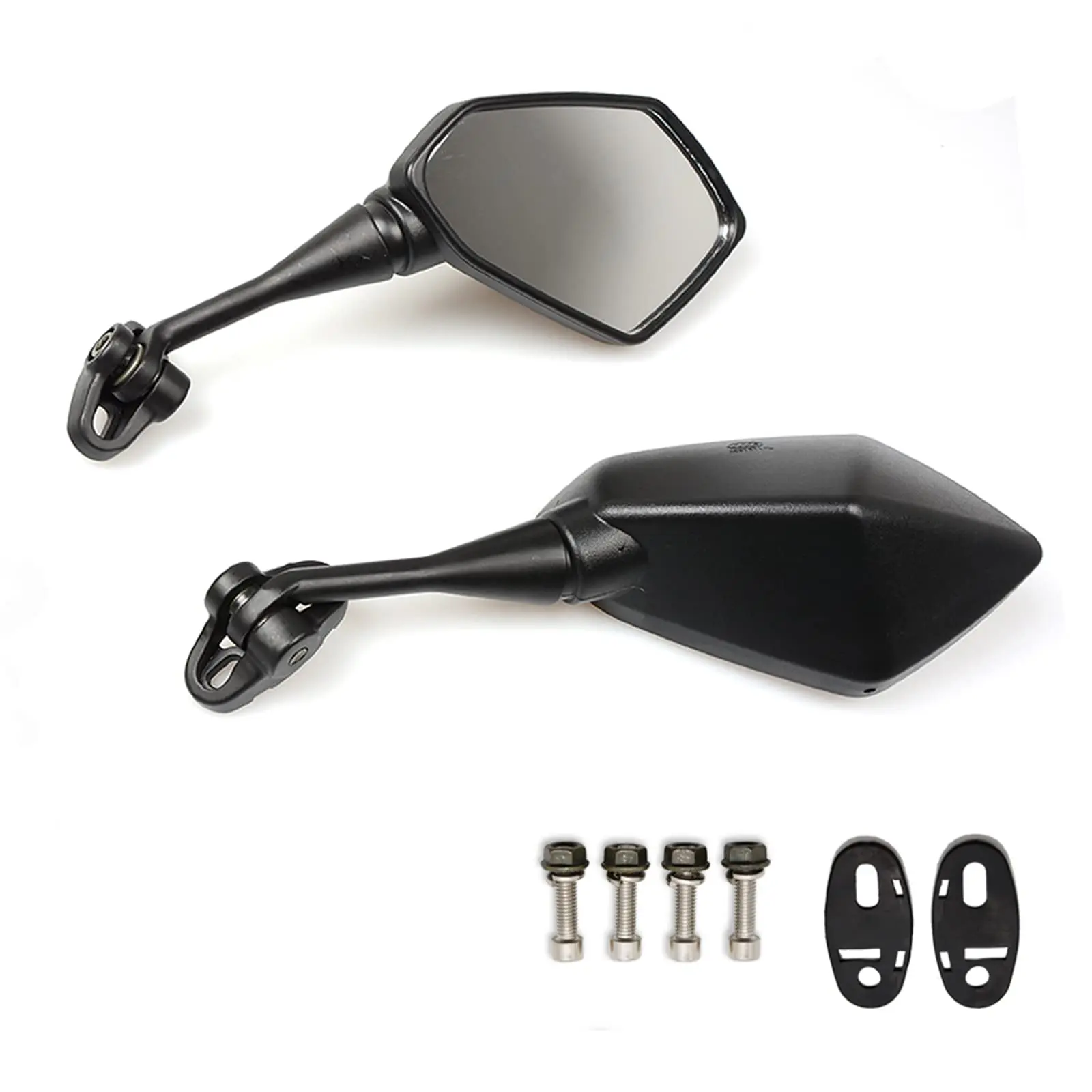 Motorcycle Rearview Mirrors, 360° Adjustable Motorbike Mirrors for CBR600 F4/F4i (1999-2006), CBR900, CBR919, CBR954, RC51, DD250E, DD300, DD350