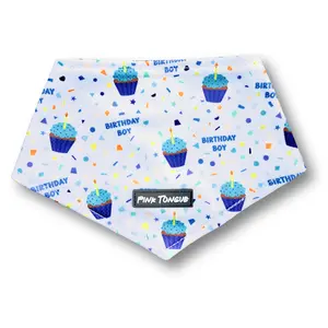 The Birthday Boy Dog Bandana | Pink Tongue