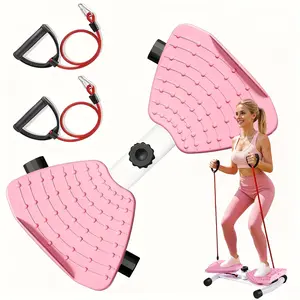 Waist Twist Machine Toned Abs Waist Twister Can Stand with Feet Apart Double Non-slip No Noise Use Exercise Equipment Abdominal Roller Workout